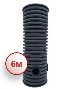 Дренажный колодец d400 h6000 с крышкой (отводы 200 мм) 1